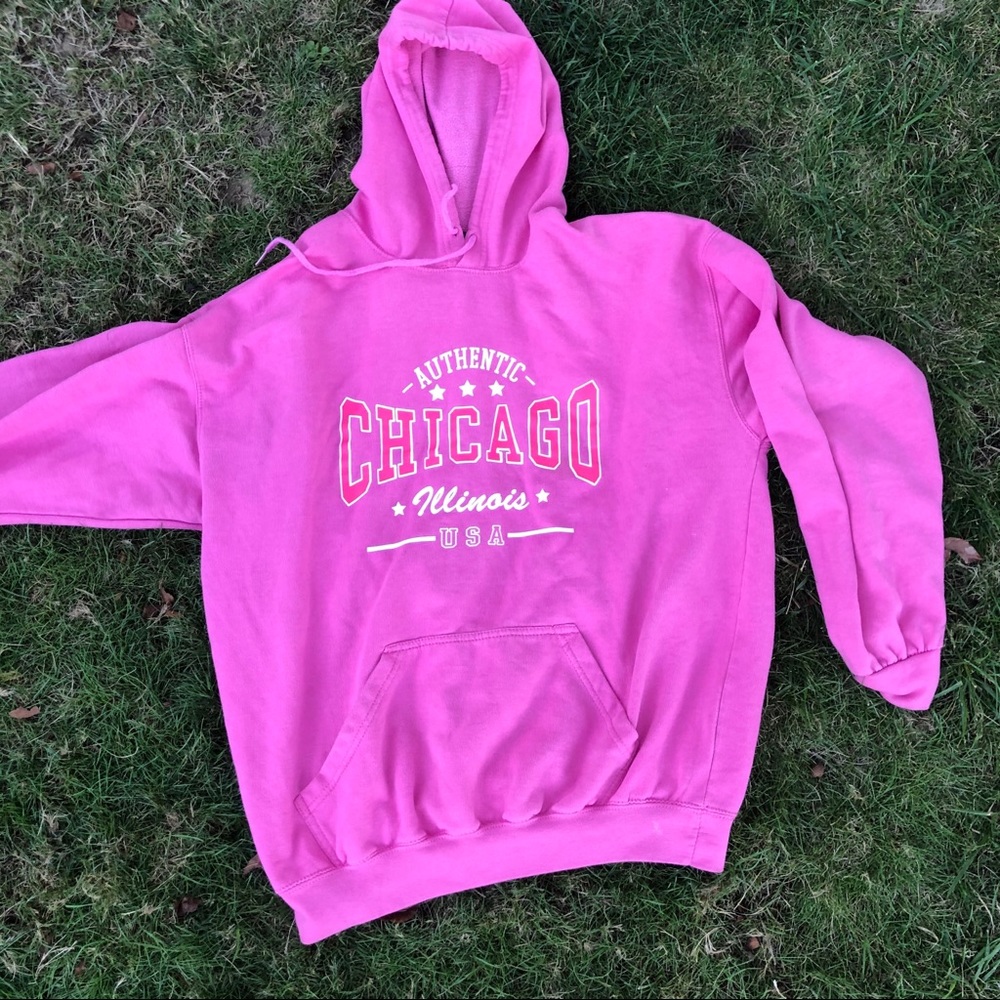 Bubble gum pink oversized hoodie